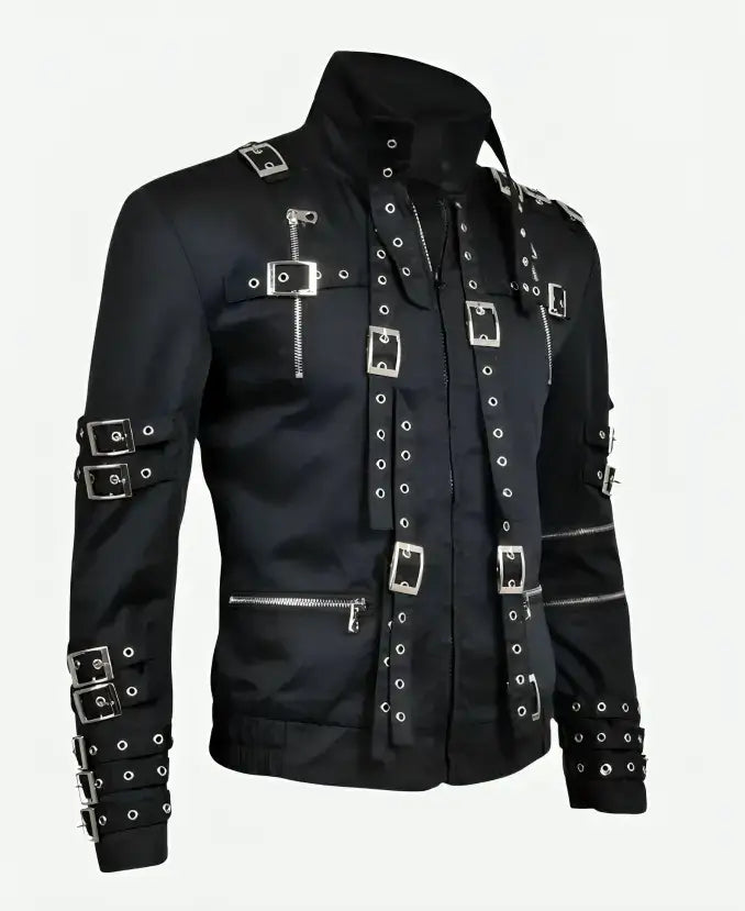 Michael Jackson black biker jacket